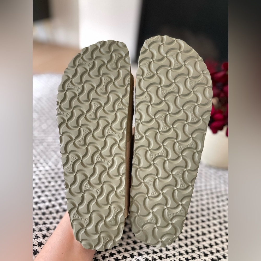 Free People Birkenstock Arizona Sandals Split Leather Color Block 40 RARE - Picture 9 of 14